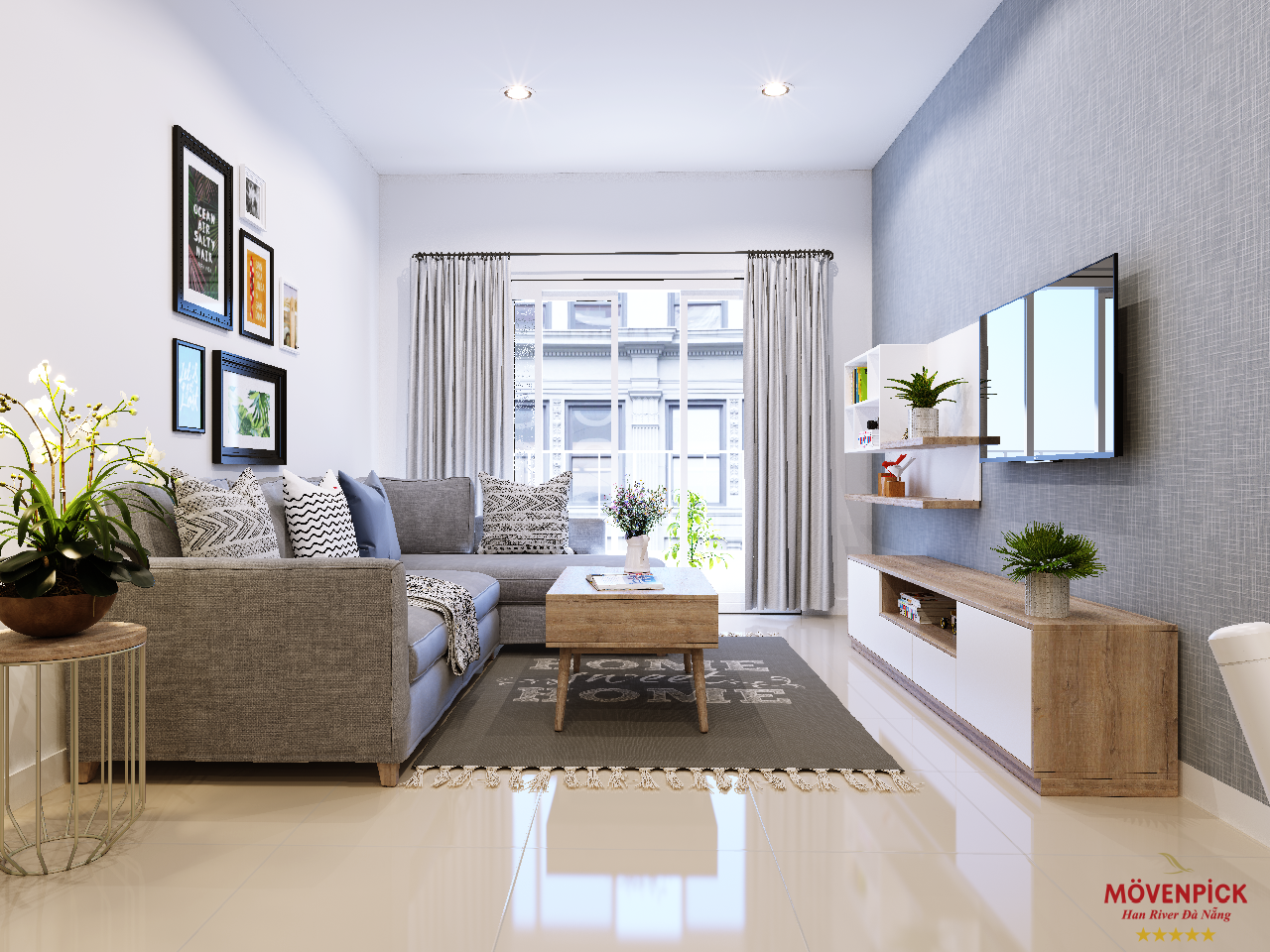 Thiết kế căn hộ chung cư Movenpick Đà Nẵng Thiết kế căn hộ chung cư Movenpick Đà Nẵng