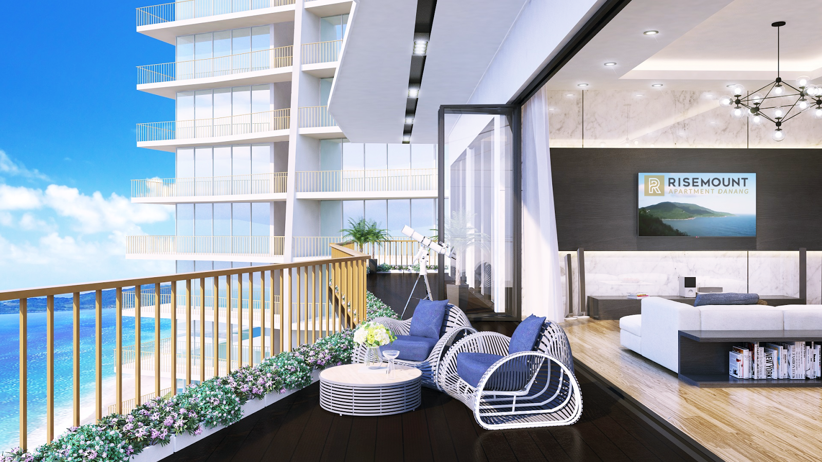 Tầm nhìn rộng mở bao quát thành phố tại Risemount Apartment Tầm nhìn rộng mở bao quát thành phố tại Risemount Apartment